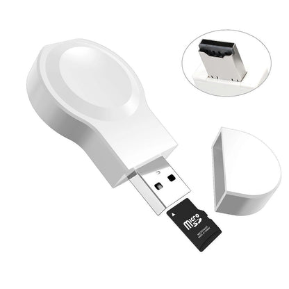 Portable Wireless Charger for Apple Watch Series A15 with Card Reader