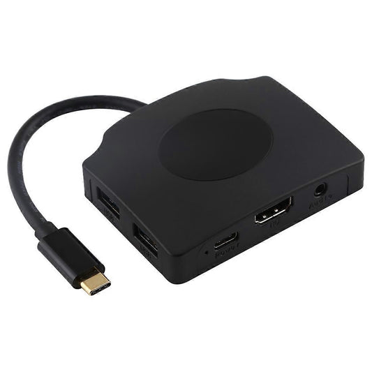 V178A USB-C Hub: 3xUSB 3.0, USB-C, HDMI, Audio, SD/TF Card Reader