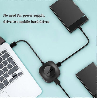 H25-3.0 USB Hub: 3 Ports + TF/SD Card Reader for Computer/Notebook