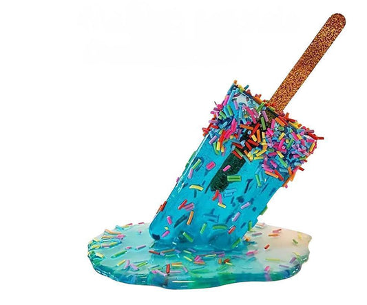Melting Ice Resin Art Figurine-Blue
