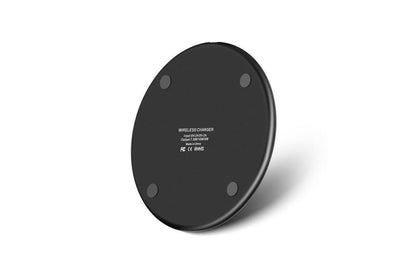 Wireless Fast Charger Smartphone Charger Qi Charging for Apple, Samsung and Smart Phones (Black)