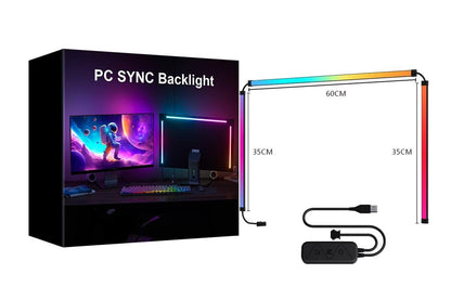 32 Inch RGB LED Monitor Backlight Strip Gaming Light for Computer Screen