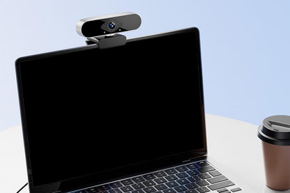 4K Full HD USB Webcam with Microphone for Desktop and Laptop