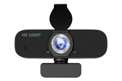 Full HD 1080P Webcam with Built-in Mic Wide Angle Auto Focus Privacy Cover for PC/Laptop Plug and Play USB Camera