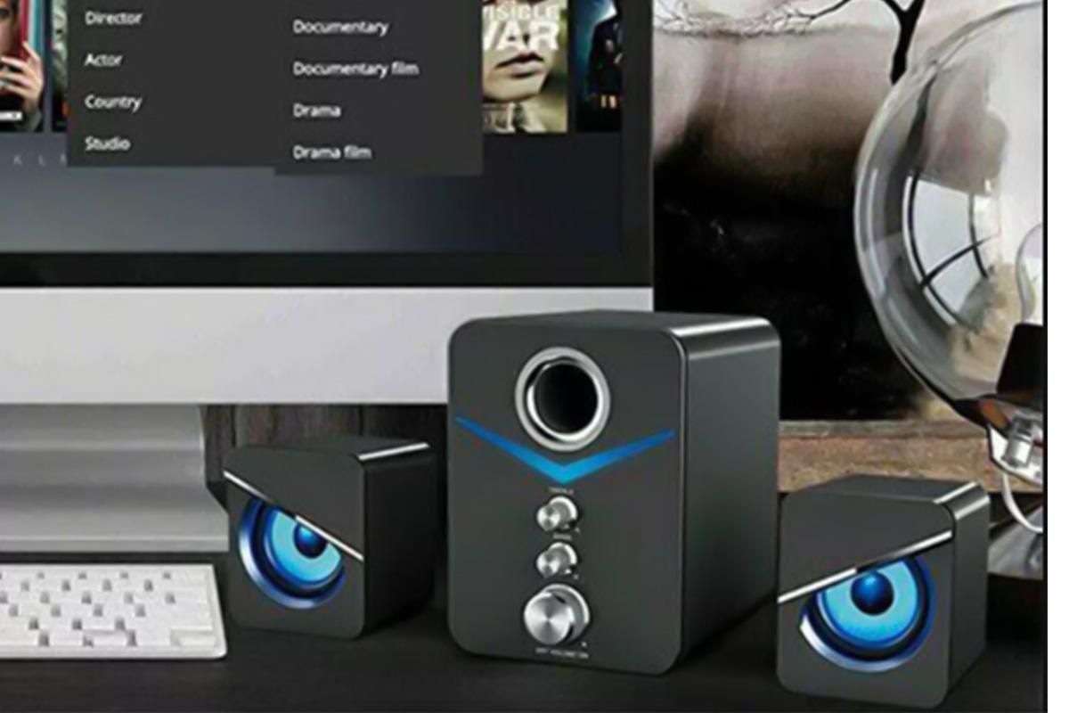Audio Desktop Wired Desktop Laptop Speaker Bluetooth Speakers LED Surround Sound System