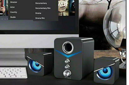 Audio Desktop Wired Desktop Laptop Speaker Bluetooth Speakers LED Surround Sound System