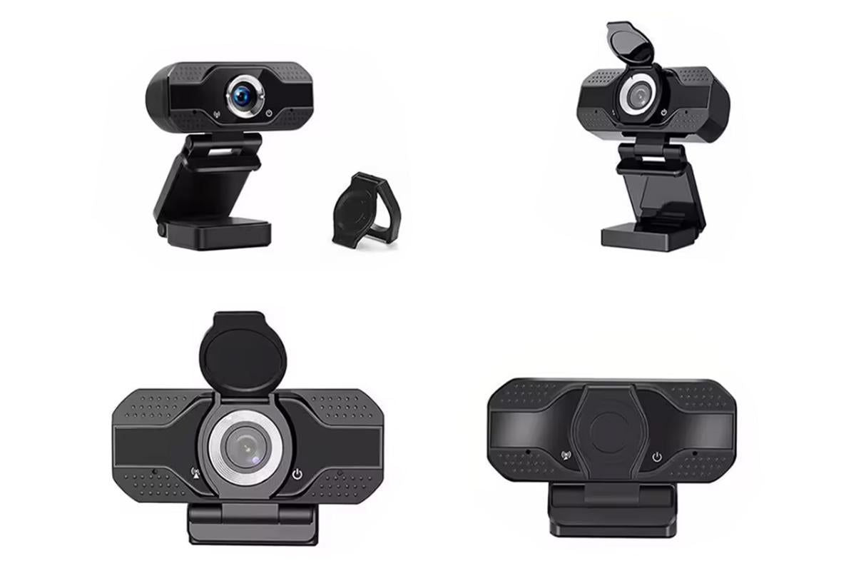 1080P Full HD USB Webcam with Microphone for PC Desktop and Laptop