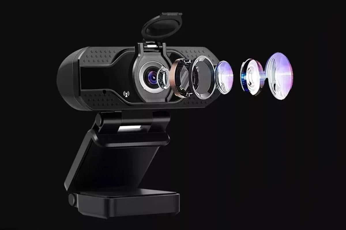 1080P Full HD USB Webcam with Microphone for PC Desktop and Laptop