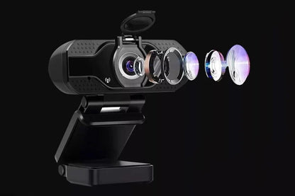1080P Full HD USB Webcam with Microphone for PC Desktop and Laptop