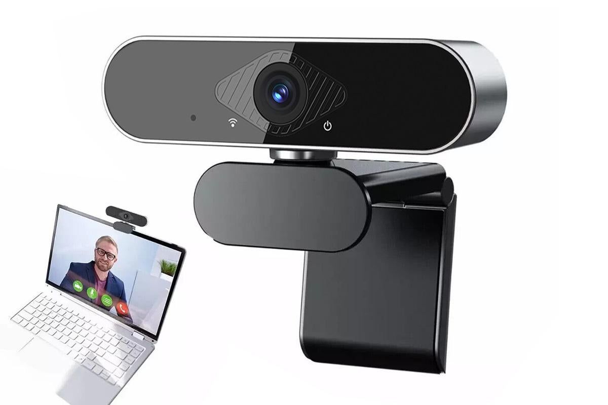 1080P HD Webcam with Microphone USB Computer Camera for Zoom Skype FaceTime