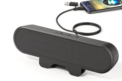 USB Clip On Speaker 10W High Power Portable Soundbar