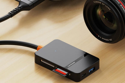 Memory Card Reader USB 3.0 to Compact Flash Memory Card Reader SD TF MS CF Card Reader Adapter