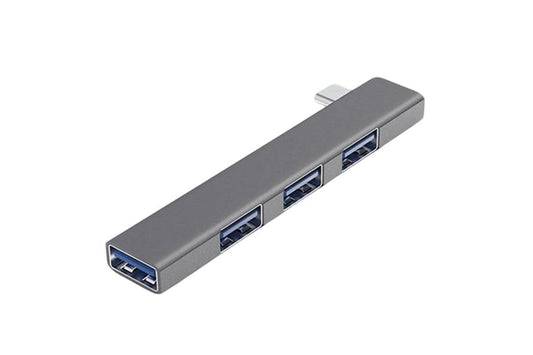 4 Port USB C Hub Type C USB 3.0 Adapter Multiport Splitter for MacBook Laptop and More - Type-C