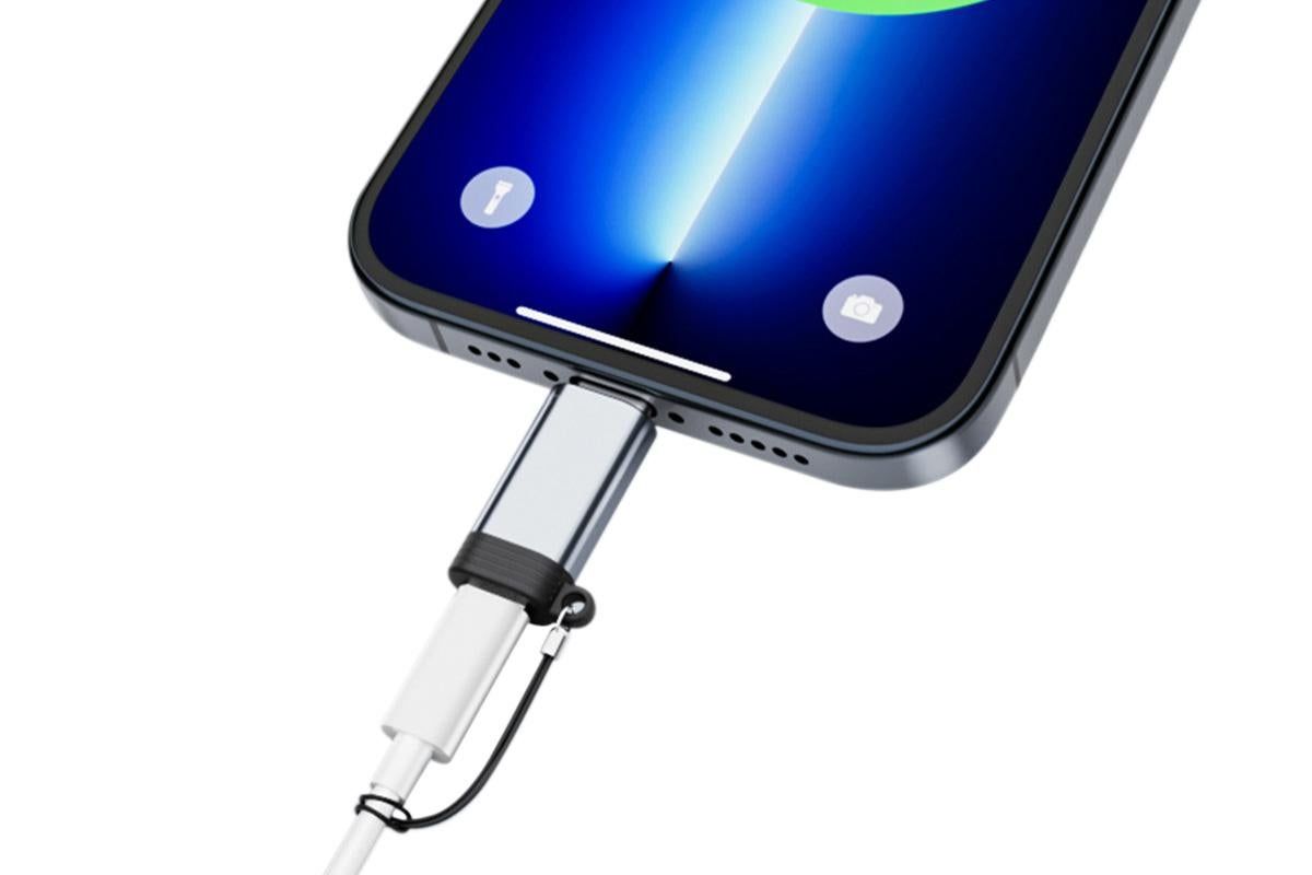 4Pcs Lightning to USB C Adapter Fast Charging and Data Transfer for iPhone 15 16 17