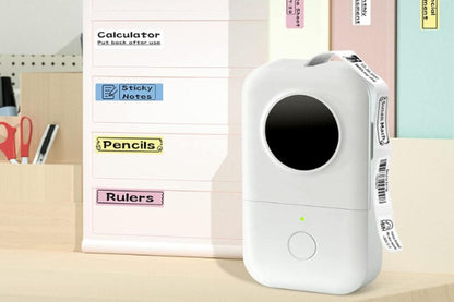 Portable Bluetooth Label Printer Mini Thermal Handheld Sticker Machine for Home & Office