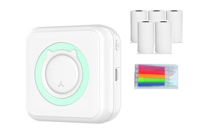 Portable Bluetooth Wireless Mini Printer Heat-Sensitive Print Maker -Green