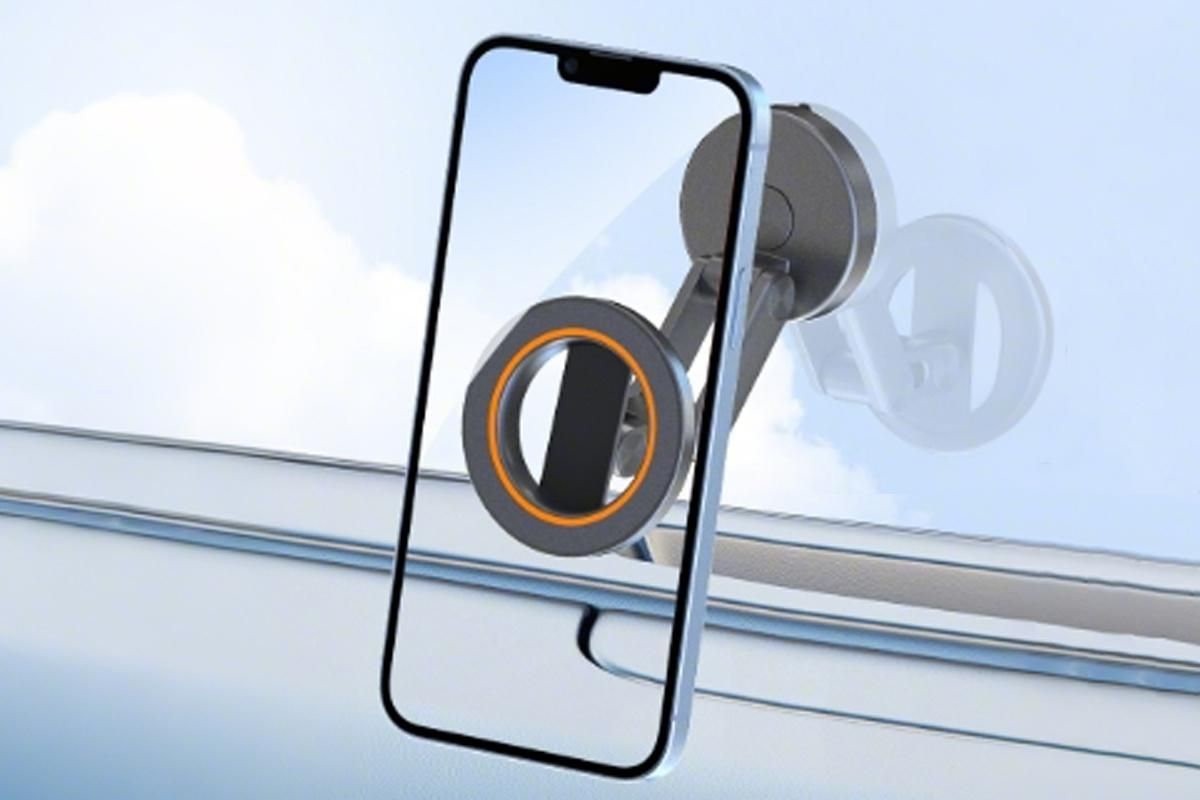 Car Phone Holder 360-Degree Rotating Adhesive Dashboard Mount