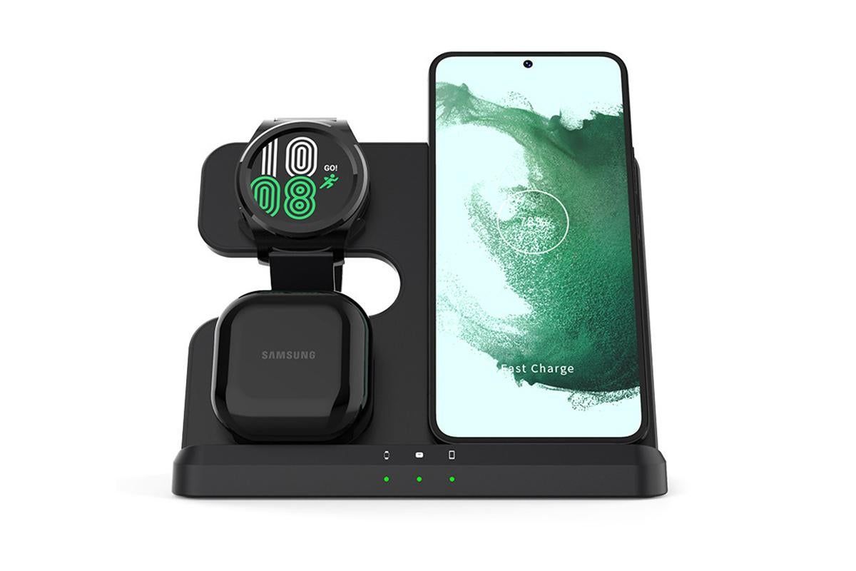3 in 1 Charging Station for Samsung Phone and Watch Charger Fast Charging