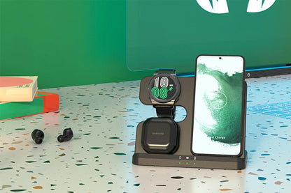 3 in 1 Charging Station for Samsung Phone and Watch Charger Fast Charging