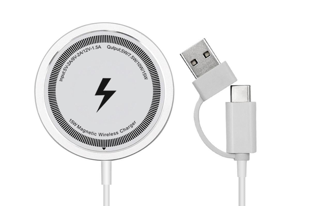 Magsafe Wireless Charger for iPhone 16 15 14 13 12 Fast Charger -White