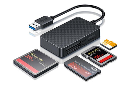 4 In 1 Multi Memory Card Reader USB 2.0 To CF SD TF MS Card Reader Adapter