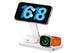 3 in 1 Charging Station for iPhone Wireless Charger Wireless Charger Dock for Apple Watch iPhone AirPods -White