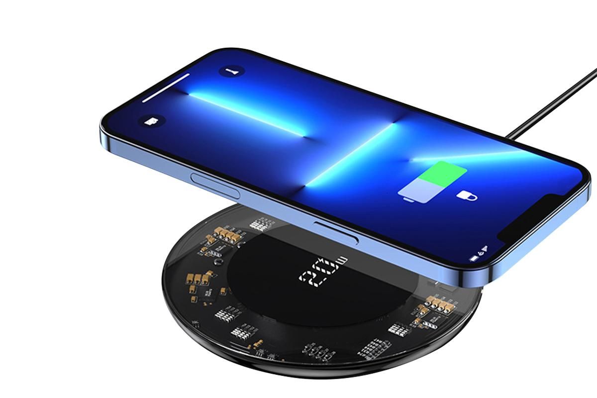Universal 20W Qi Wireless Charger Fast Charging Pad Mobile Phone for Android Apple AirPod Pro
