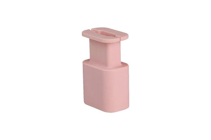 Silicone Charger Protector with Cord Wrap for Apple Phone 18W/20W Charger -Black & Pink