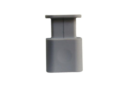 Silicone Charger Protector with Cord Wrap for Apple Phone 18W/20W Charger -Gray & White