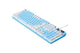104 Keys Mechanical Gaming Keyboard Wired Backlit Keyboard Hot-Swap Mechanical Keyboard Wired Gaming Keyboard with Number Pad -Blue
