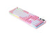 104 Keys Mechanical Gaming Keyboard Wired Backlit Keyboard Hot-Swap Mechanical Keyboard Wired Gaming Keyboard with Number Pad -Pink