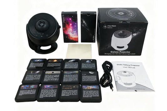 Galaxy Projector for Bedroom 13 Film Discs Projector - Black