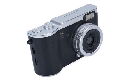 HD 1080P Flip Screen Retro Digital Camera 2.4-inch Display with 64GB TF Card - Black
