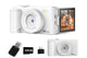 4K Digital Camera Flip Screen Autofocus for Vlogging and Photography Beginners - White
