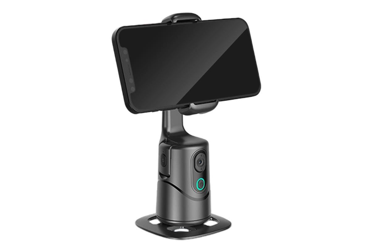 Auto Face Tracking Tripod 360° Rotating Auto Tracking Phone Stand with Remote Gesture Control for TikTok