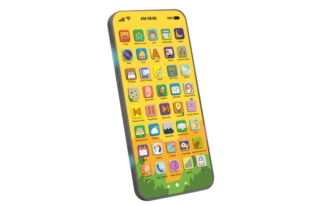 Learning Phone Toy with Over 10000 Educational Contents Touch Screen Early Education Gift for 3 year old+ - Deer