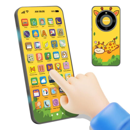 Learning Phone Toy with Over 10000 Educational Contents Touch Screen Early Education Gift for 3 year old+ - Deer