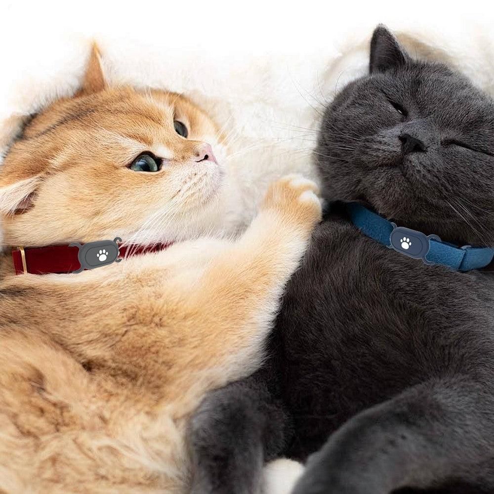 2Pcs Pet Cat Collar Holder Silicone Case for Samsung Galaxy SmartTag2 Style 2