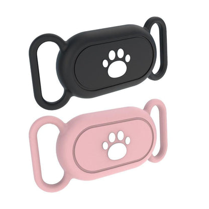 2Pcs Pet Cat Collar Holder Silicone Case for Samsung Galaxy SmartTag2 Style 2