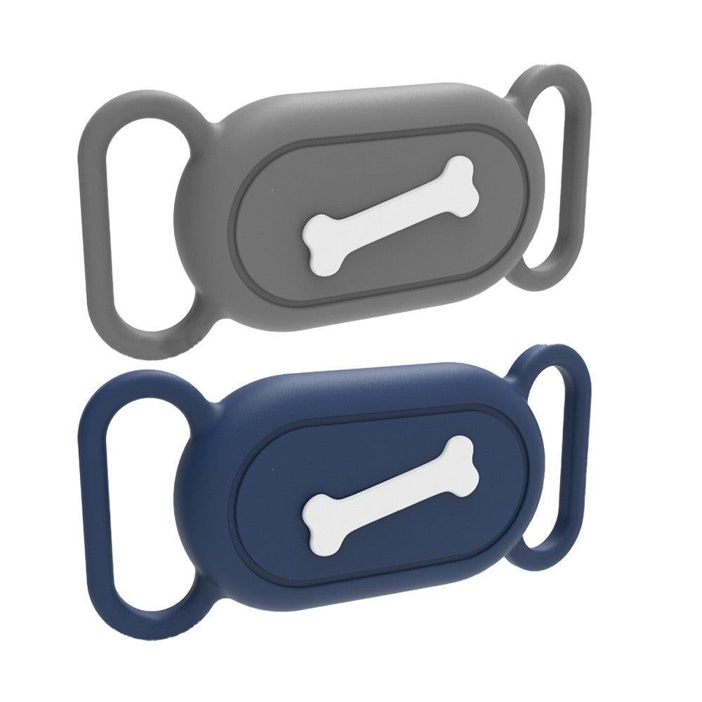 2Pcs Pet Cat Collar Holder Silicone Case for Samsung Galaxy SmartTag2 Style 2