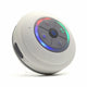 LED Bluetooth Portable Speaker with Suction Cup for Shower and Travel White