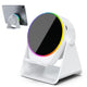 4 in 1 Wireless Induction Speaker Bluetooth Speaker with 360 Adjustable Phone Holder - White