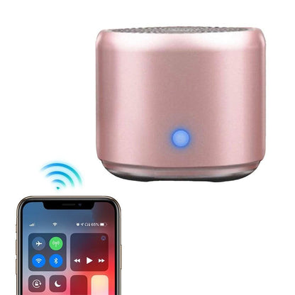 Portable Wireless Mini Bluetooth Speaker Mic Bathroom Shower Speaker Black