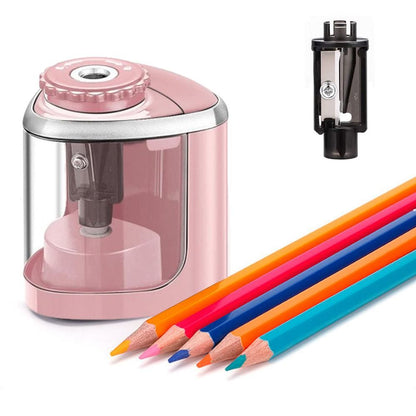 Electric Pencil Sharpener Automatic Fast Sharpener Battery Operated Blue