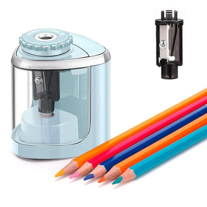 Electric Pencil Sharpener Automatic Fast Sharpener Battery Operated Black