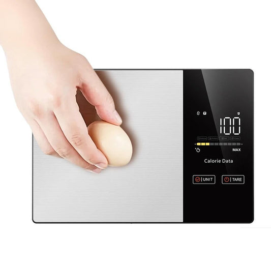 Smart Nutrition Food Scale with LED Display Tracks Calories Fat for Nutrition Tracking