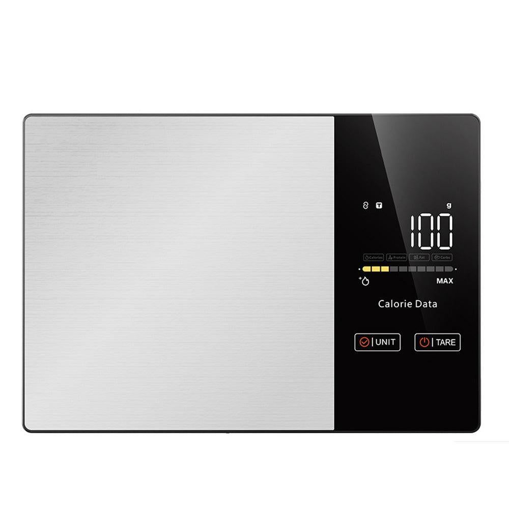 Smart Nutrition Food Scale with LED Display Tracks Calories Fat for Nutrition Tracking