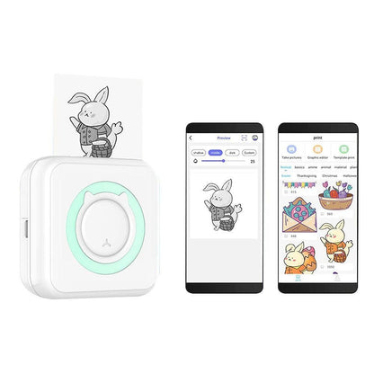 Portable Bluetooth Wireless Mini Printer Heat-Sensitive Print Maker Green