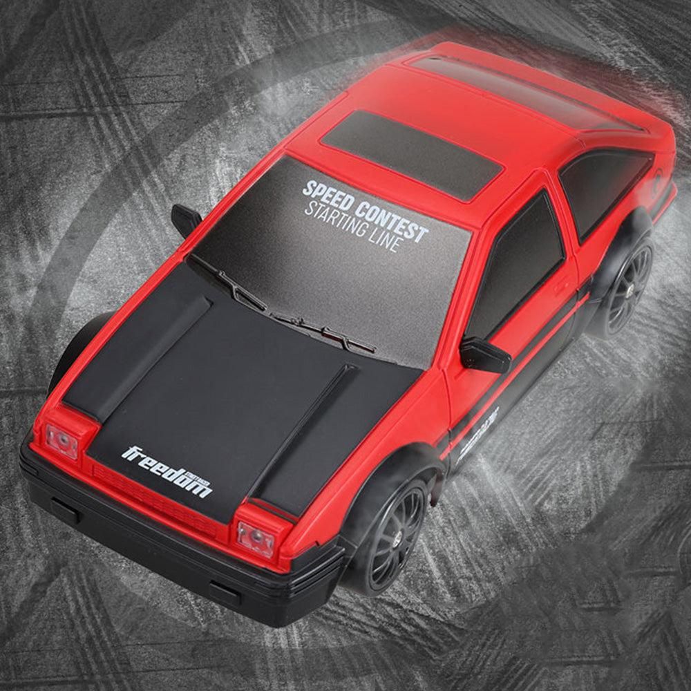 1/24 2.4GHz RC Drift Car 4WD High Speed Remote Control Racing Vehicle Red for 3 year old+