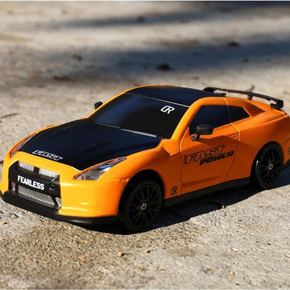 1/24 2.4GHz RC Drift Car 4WD High Speed Remote Control Racing Vehicle Orange for 3 year old+